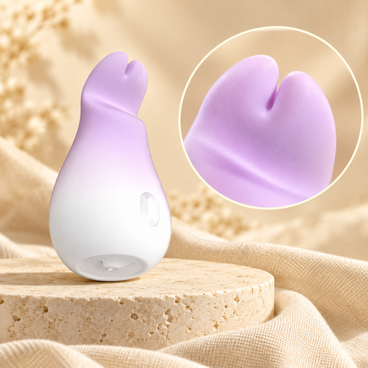 CHYOCARE Soft Touch Bunny Vibrator | Dual-Contact Tip — feature detail