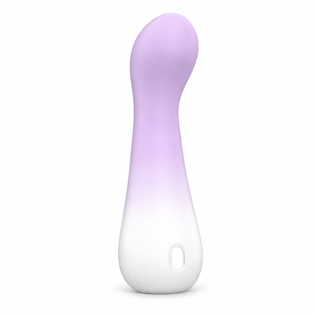 CHYOCARE Soft Touch G-Spot Vibrator | Curved Wand — white background detail 1