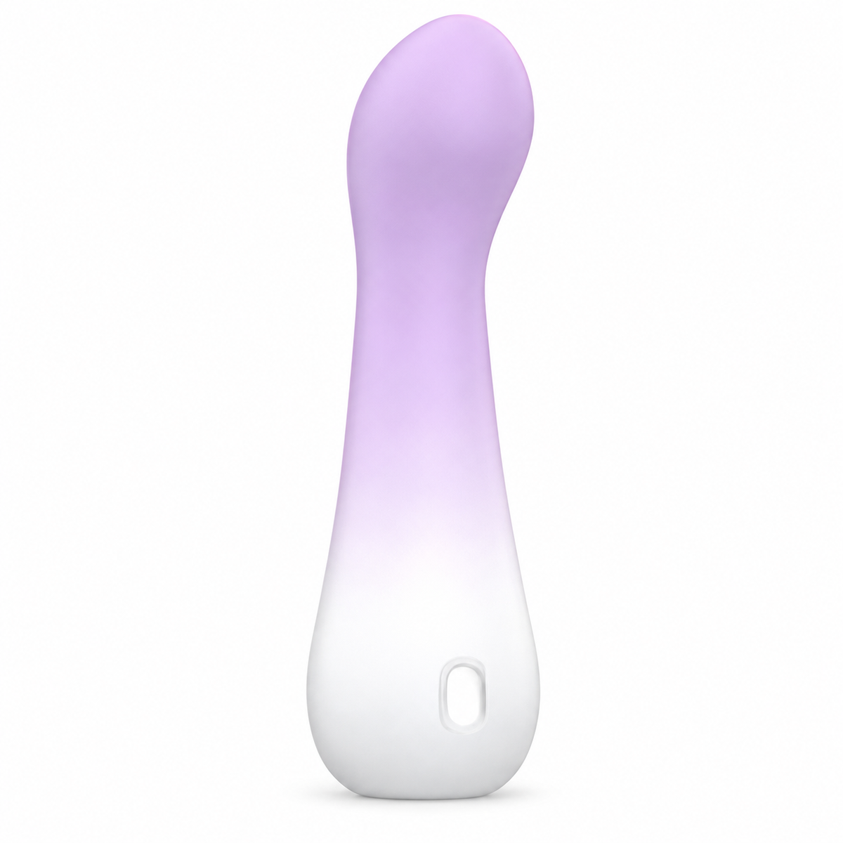 CHYOCARE Soft Touch G-Spot Vibrator | Curved Wand — white background detail 4