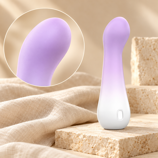 CHYOCARE Soft Touch G-Spot Vibrator | Curved Wand — feature detail